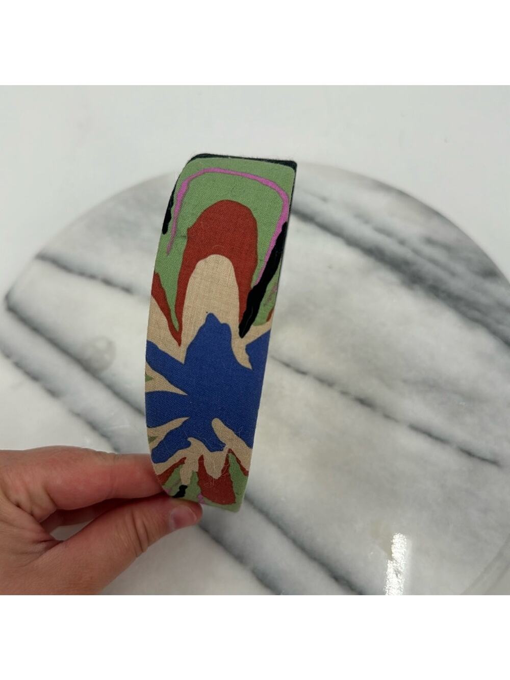 Funky modern fabric mod style headband